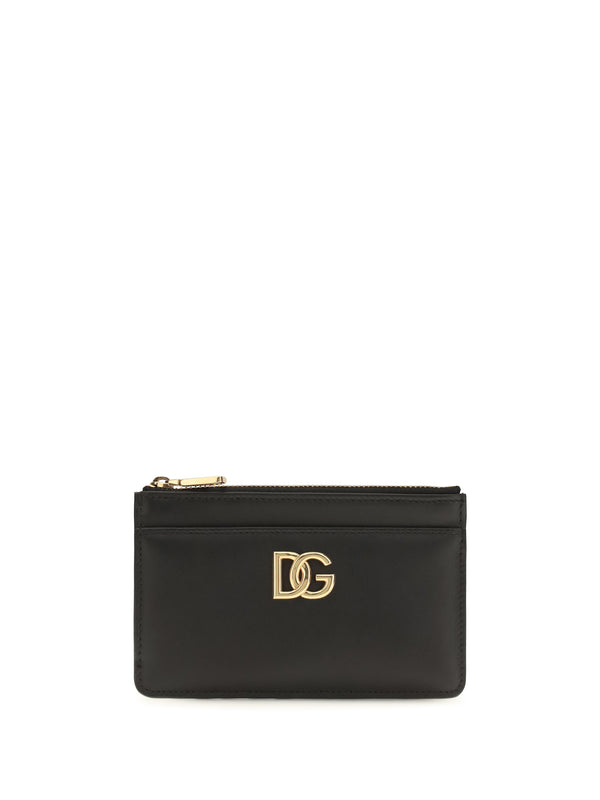 Dolce & Gabbana 100% calf leather (Bos taurus) card case in black