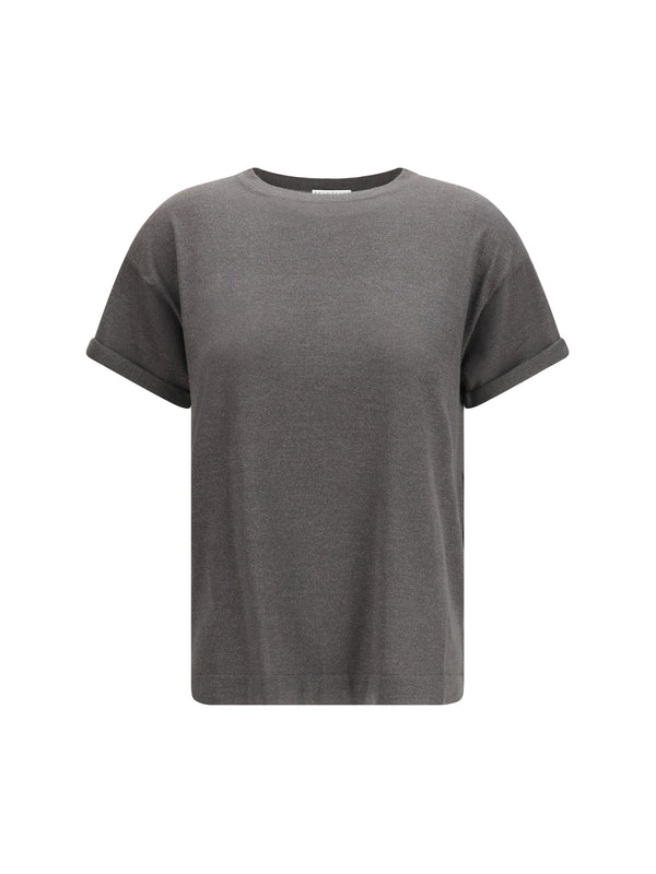 Brunello Cucinelli 51% Cashmere t-shirt in gray