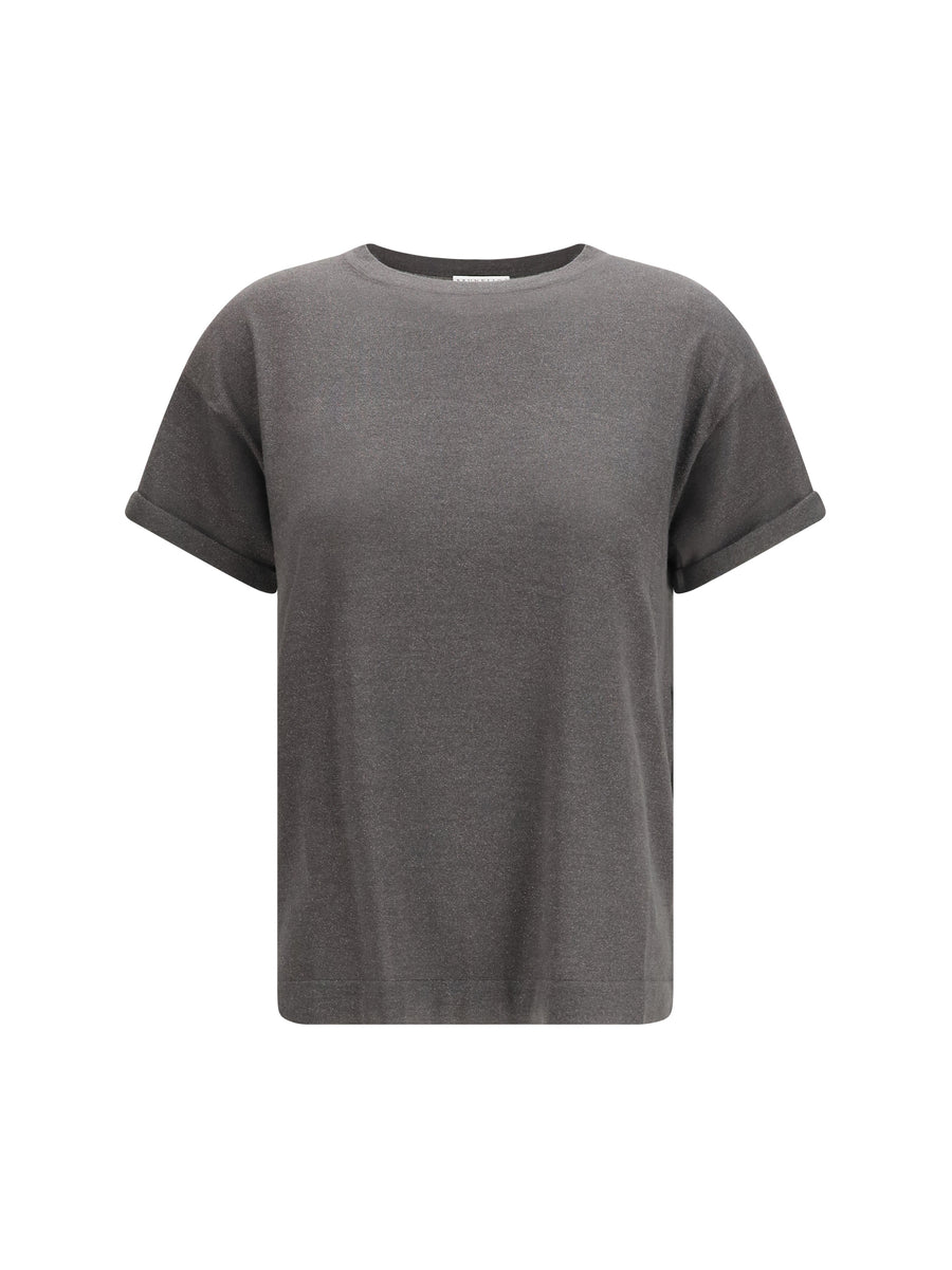 Brunello Cucinelli 51% Cashmere t-shirt in gray