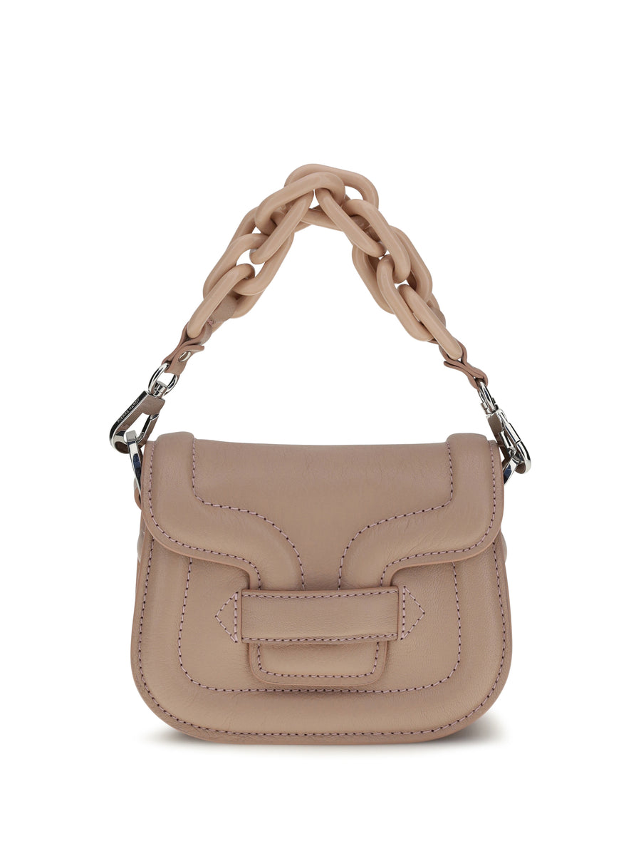Pierre Hardy 100% calf leather (Bos Taurus) shoulder bag in beige