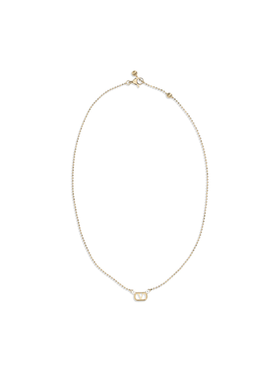 Valentino Garavani Metal with Swarovski® crystals necklace in gold