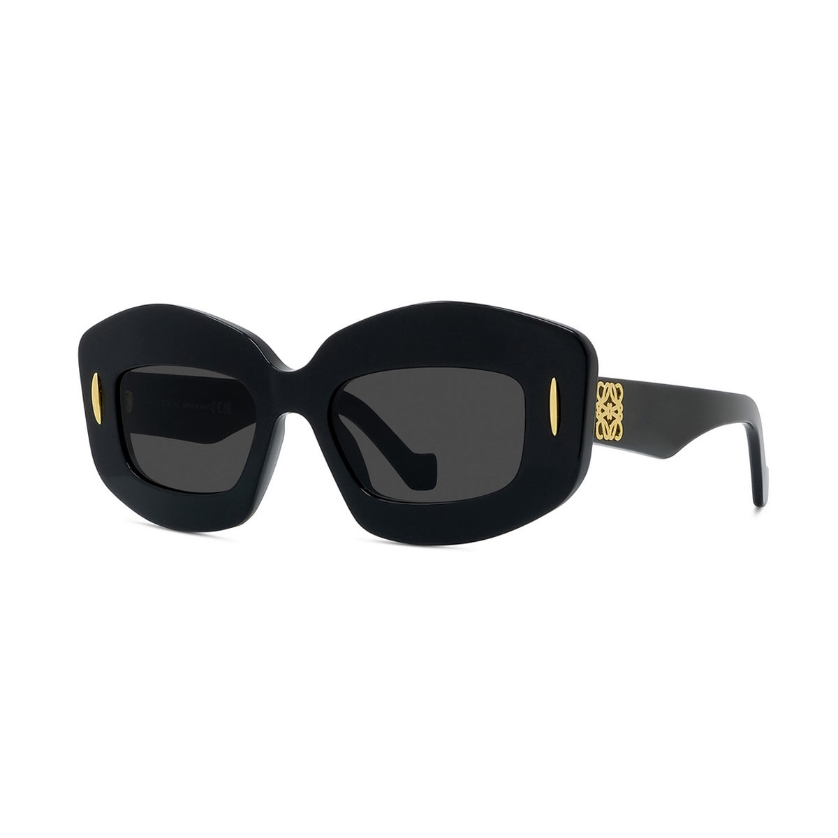 Loewe LW40114I Anagram 01A Black Nero Acetate Occhiali Da Sole