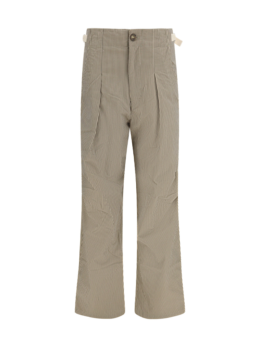 Marant Etoile 100% Cotton trousers in beige