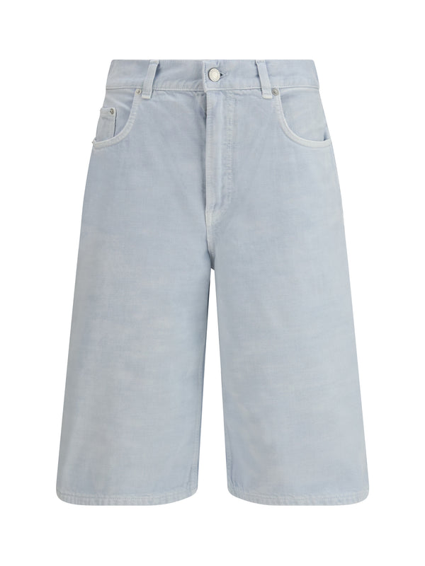 Haikure 100% Cotton bermuda shorts in gray