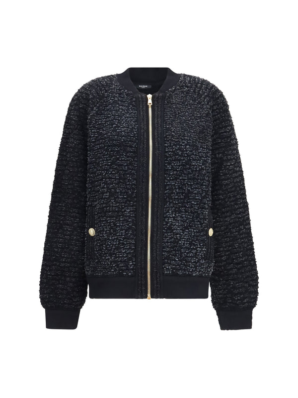 Balmain 28% Viscose jacket in black