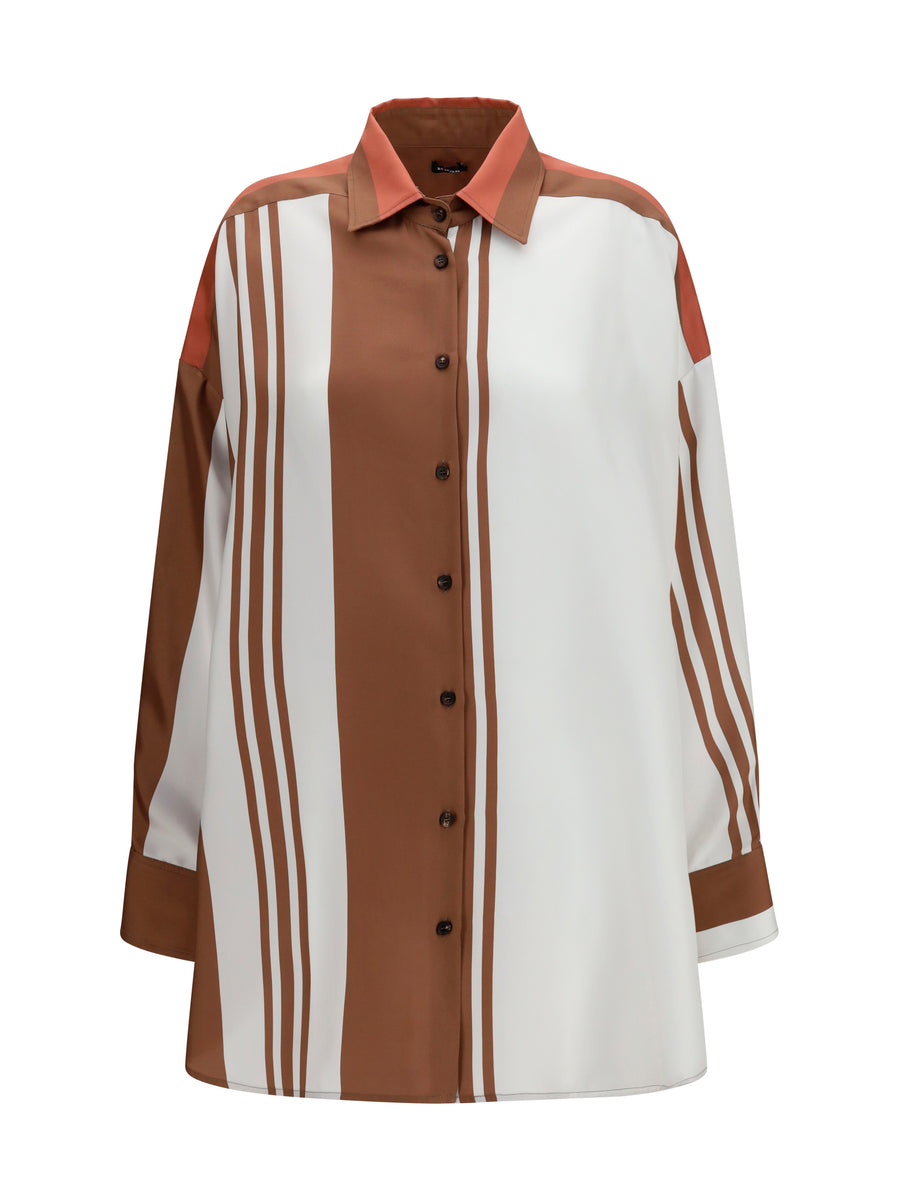 Kiton 100% Silk shirt in pink