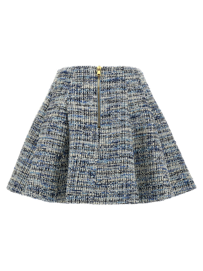 Tweed skirt Blue