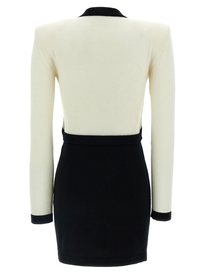Filo Leone Catena dress White/black