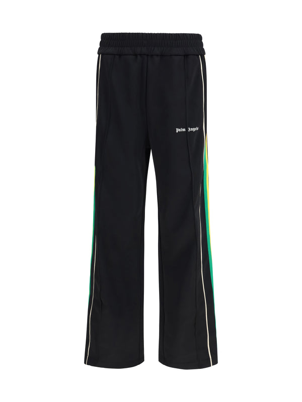 Palm Angels 100% Polyester joggers in black