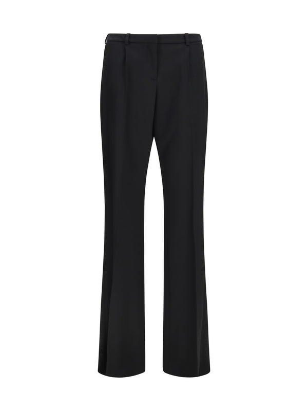 Balenciaga 98% Wool Ovis Aries; 2% Elastane trousers in black