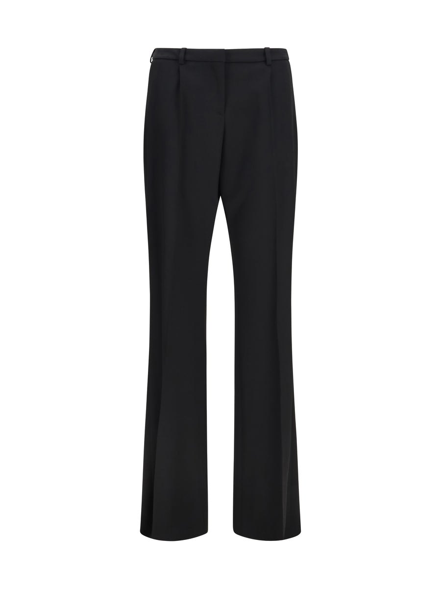 Balenciaga 98% Wool Ovis Aries; 2% Elastane trousers in black