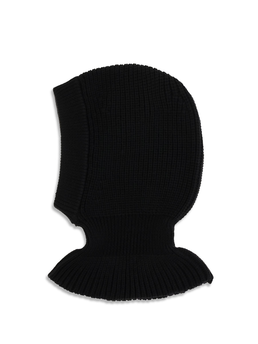 Lemaire TA0029LK1069 100% Merino Wool balaclava in black