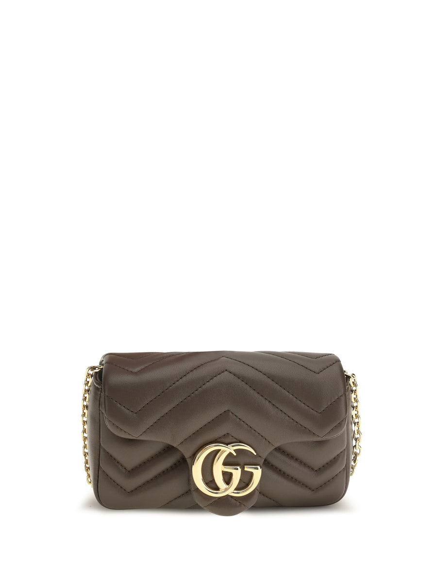 Gucci 100% Calf Leather Bos Taurus shoulder bag in brown