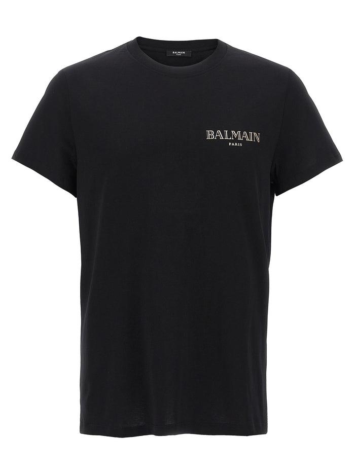 Balmain Vintage T-shirt Black Organic Cotton