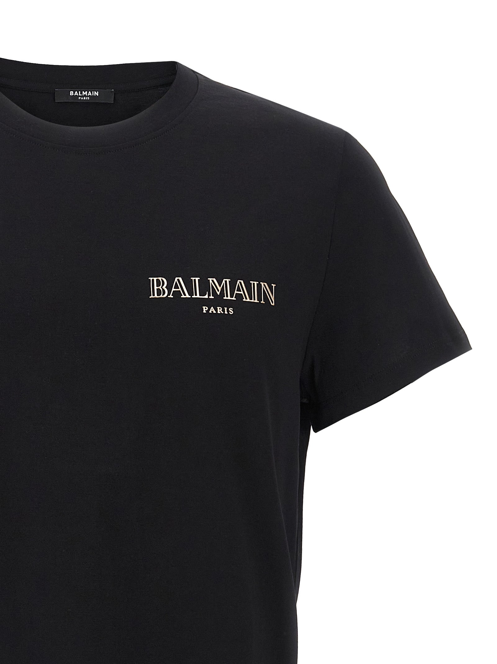 Balmain Vintage T-shirt Black Organic Cotton