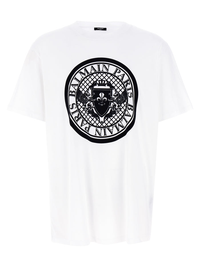 Velvet logo t-shirt White/black Organic Cotton