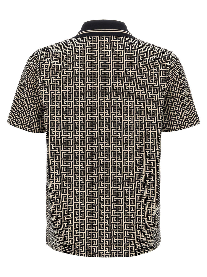 PB polo shirt White/black Cotton