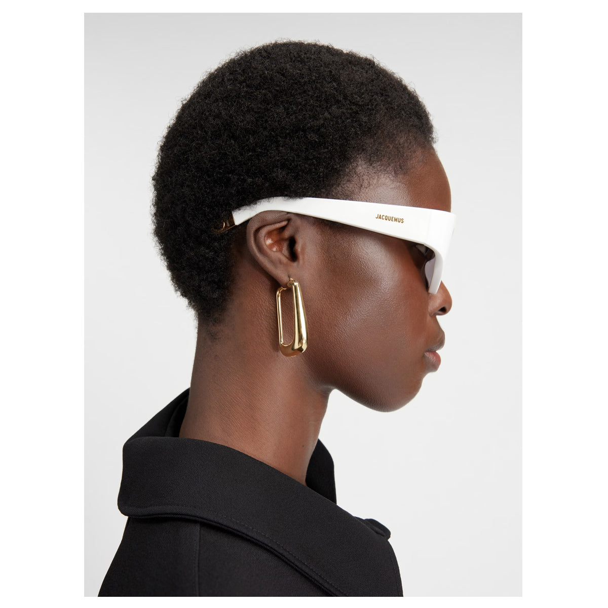 Les lunettes SCULPTURES JAC 5 C2 White Bianco Acetate Occhiali Da Sole