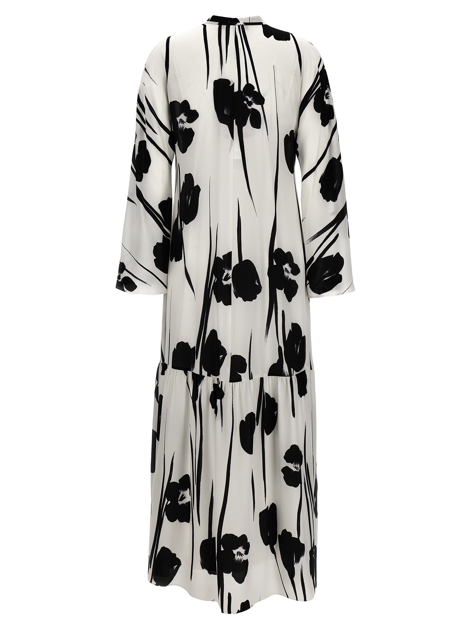 Eles dress White/black Silk