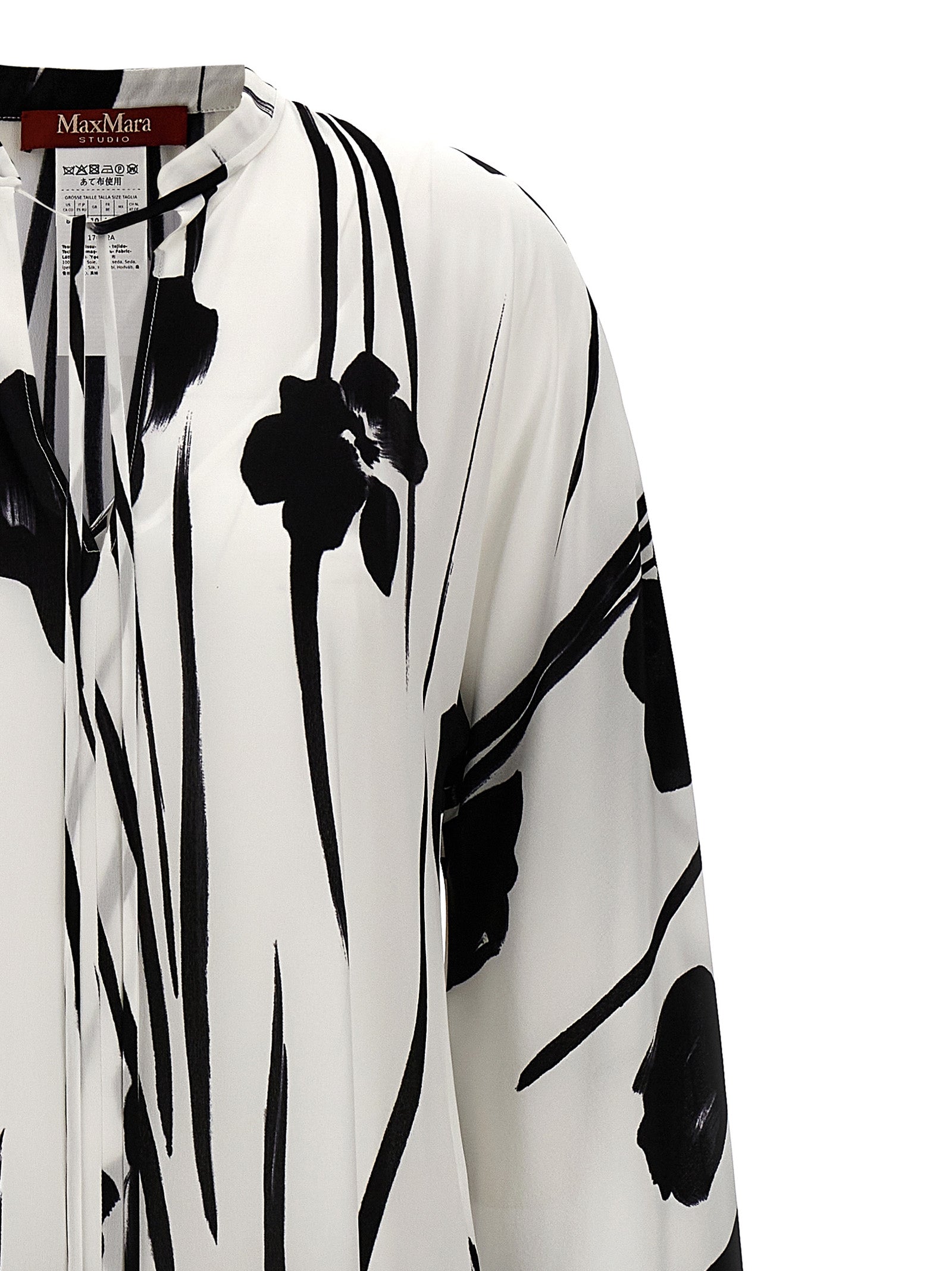Eles dress White/black Silk