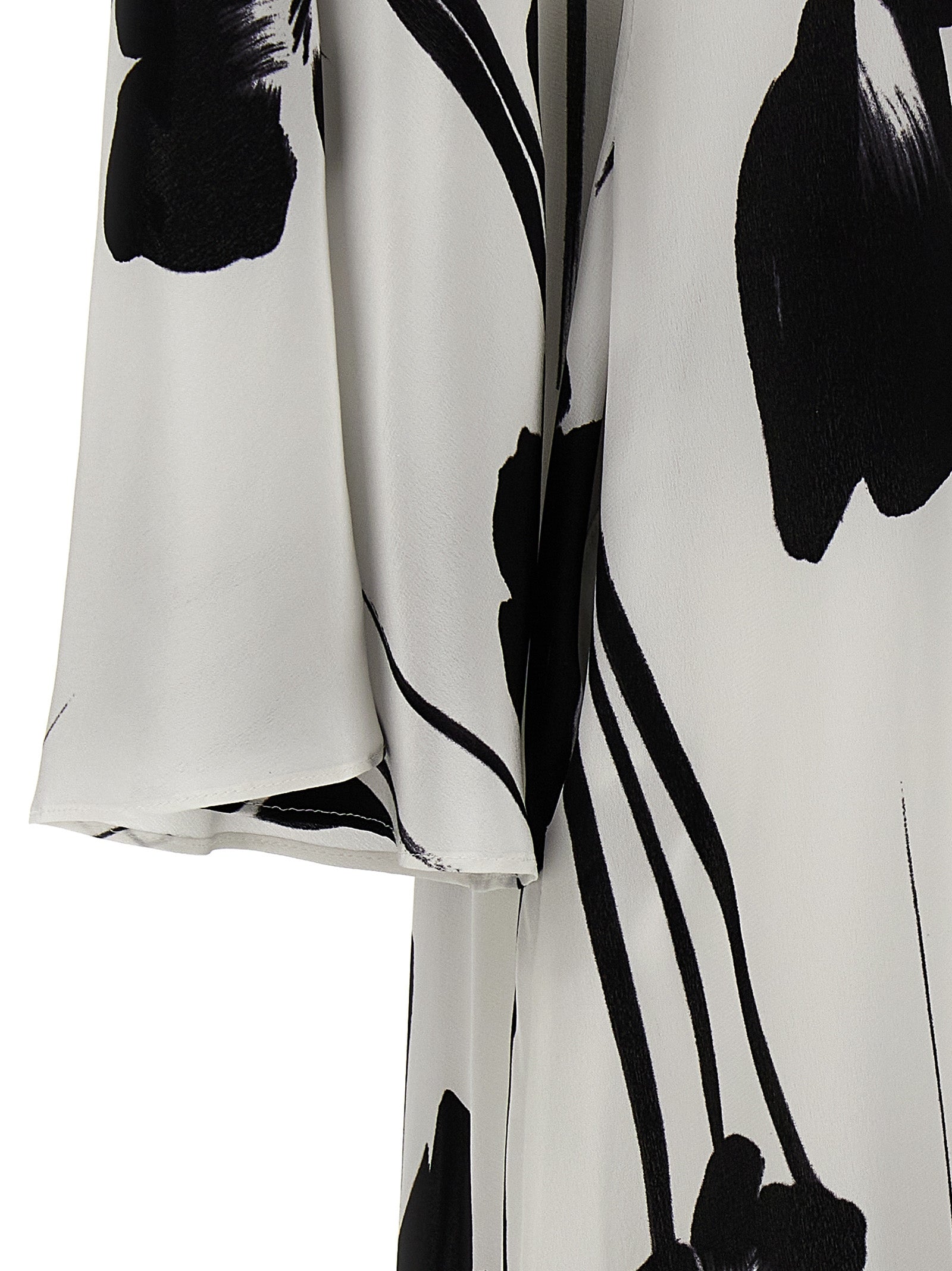 Eles dress White/black Silk