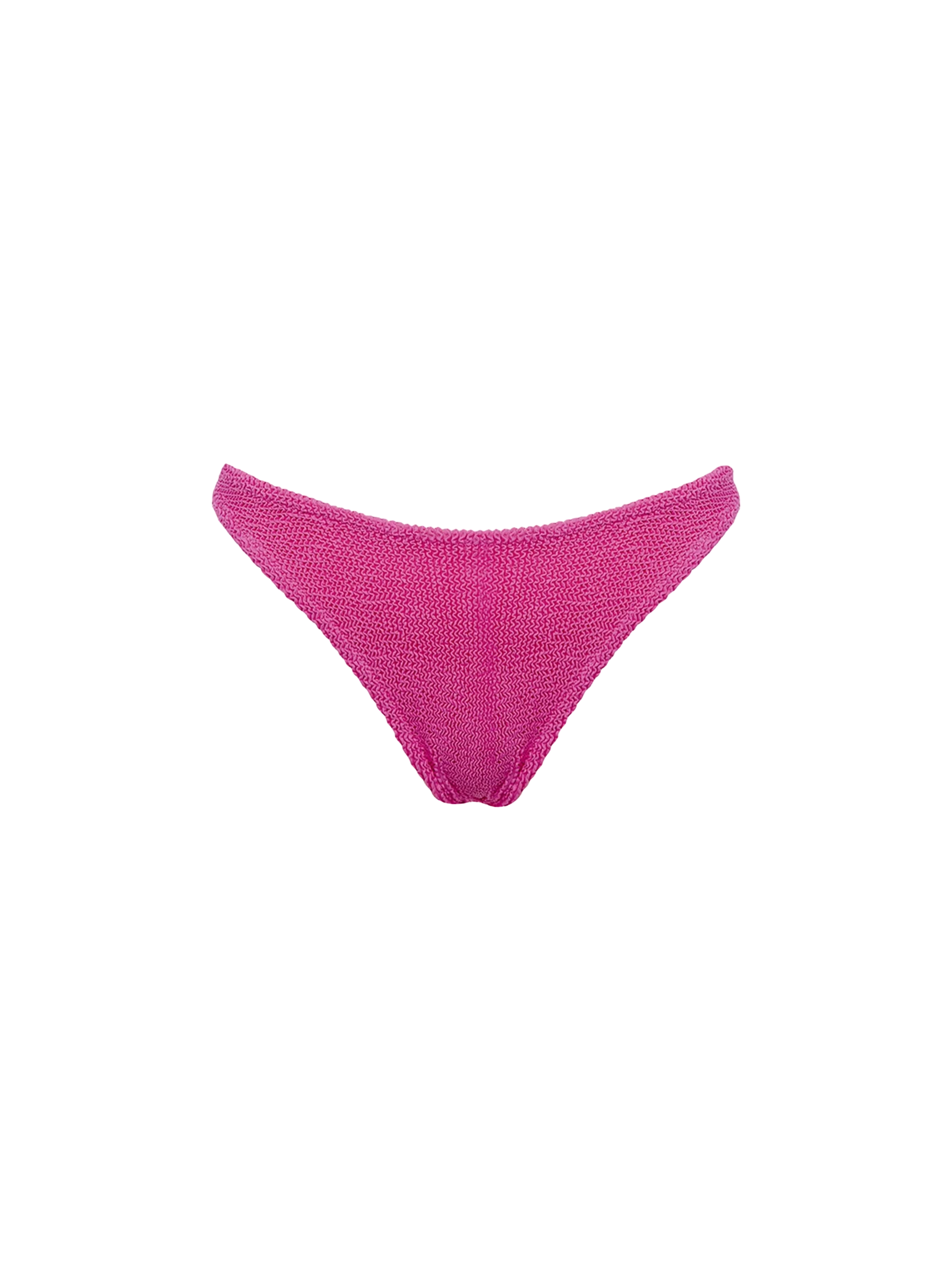 Elise Classic Pink Crinkle Swim Briefs Bottom