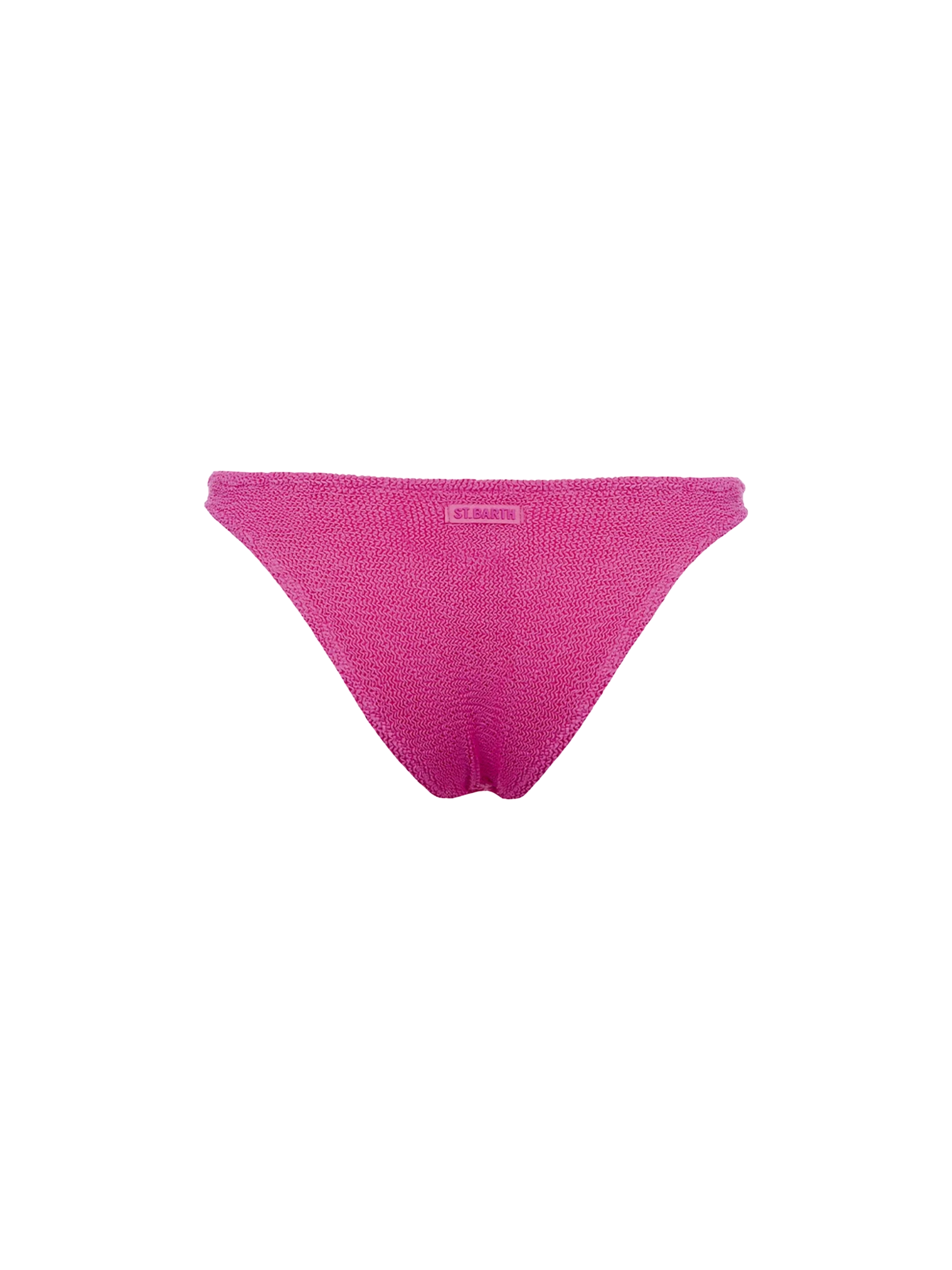 Elise Classic Pink Crinkle Swim Briefs Bottom