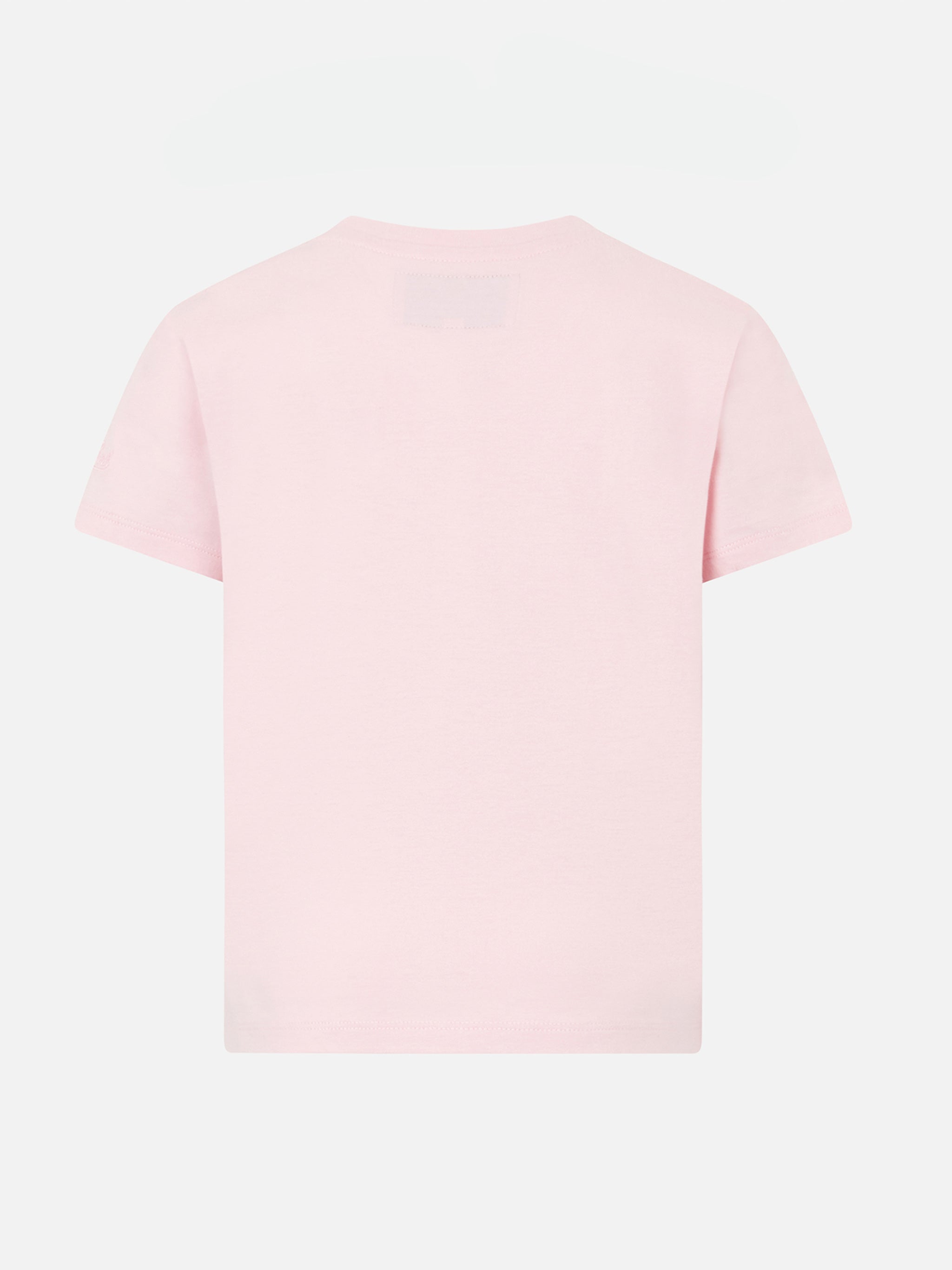 Girl Heavy Cotton T-Shirt With Barbie St. Barth Print | Special Edition Pink