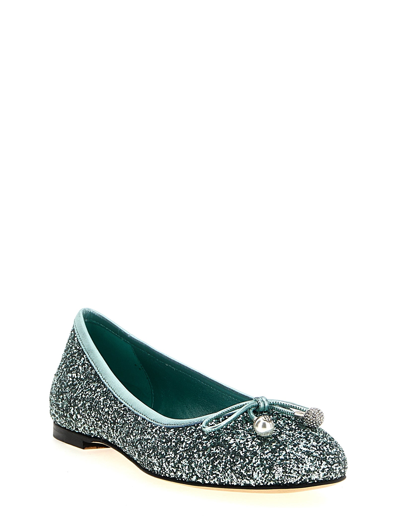 Elme ballet flats Green Textile Flat Shoes