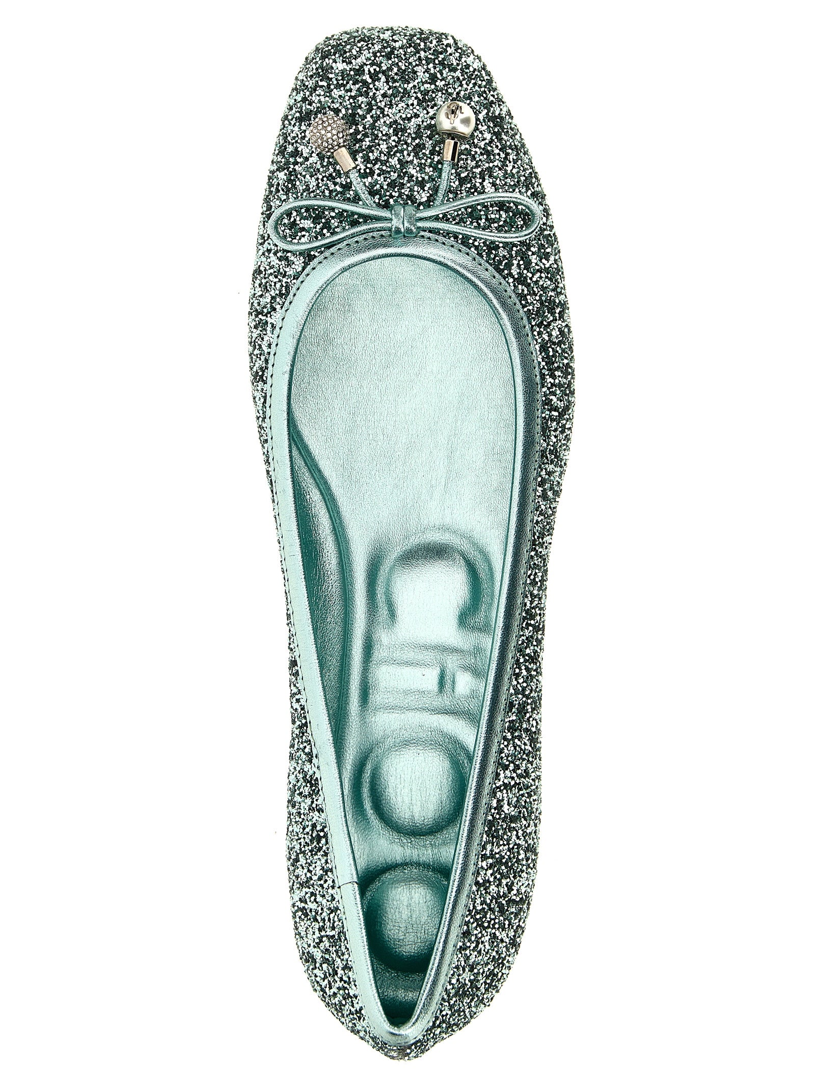 Elme ballet flats Green Textile Flat Shoes