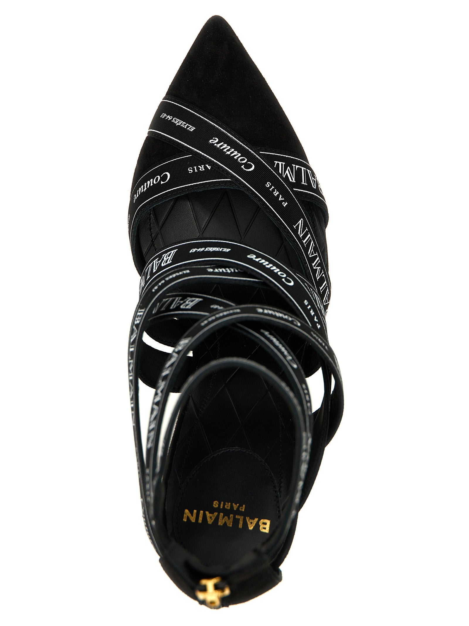 Couture Ribbon-Print pumps Black