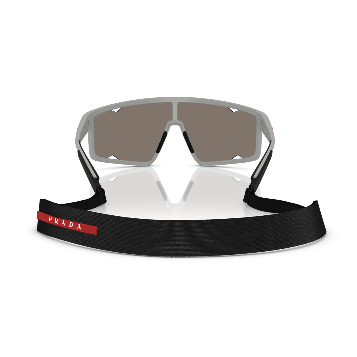 Prada Linea Rossa PS A03S 13Z05A Grigio Ferro Opaco Injected Occhiali Da Sole