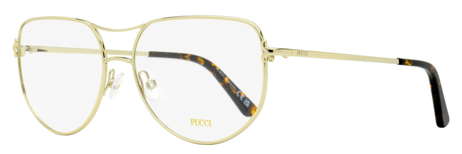 Pucci Clip-On Eyeglasses Ep5247 032 Gold 59mm Metal/plastic (acetate)