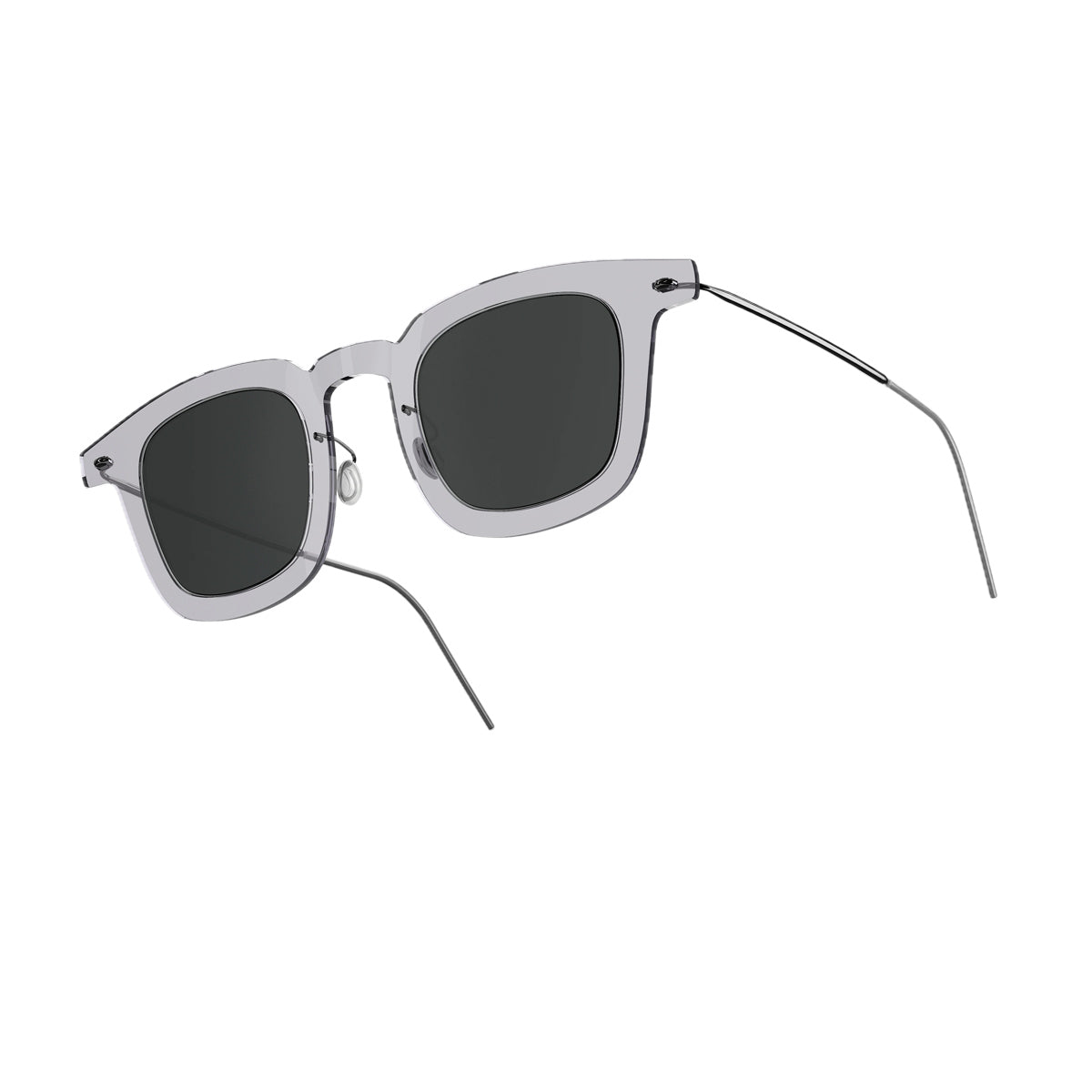 Lindberg Sun Titanium 8346 C07-10-SL110 Crystal Grey Grigio Acetate/titanium Occhiali Da Sole
