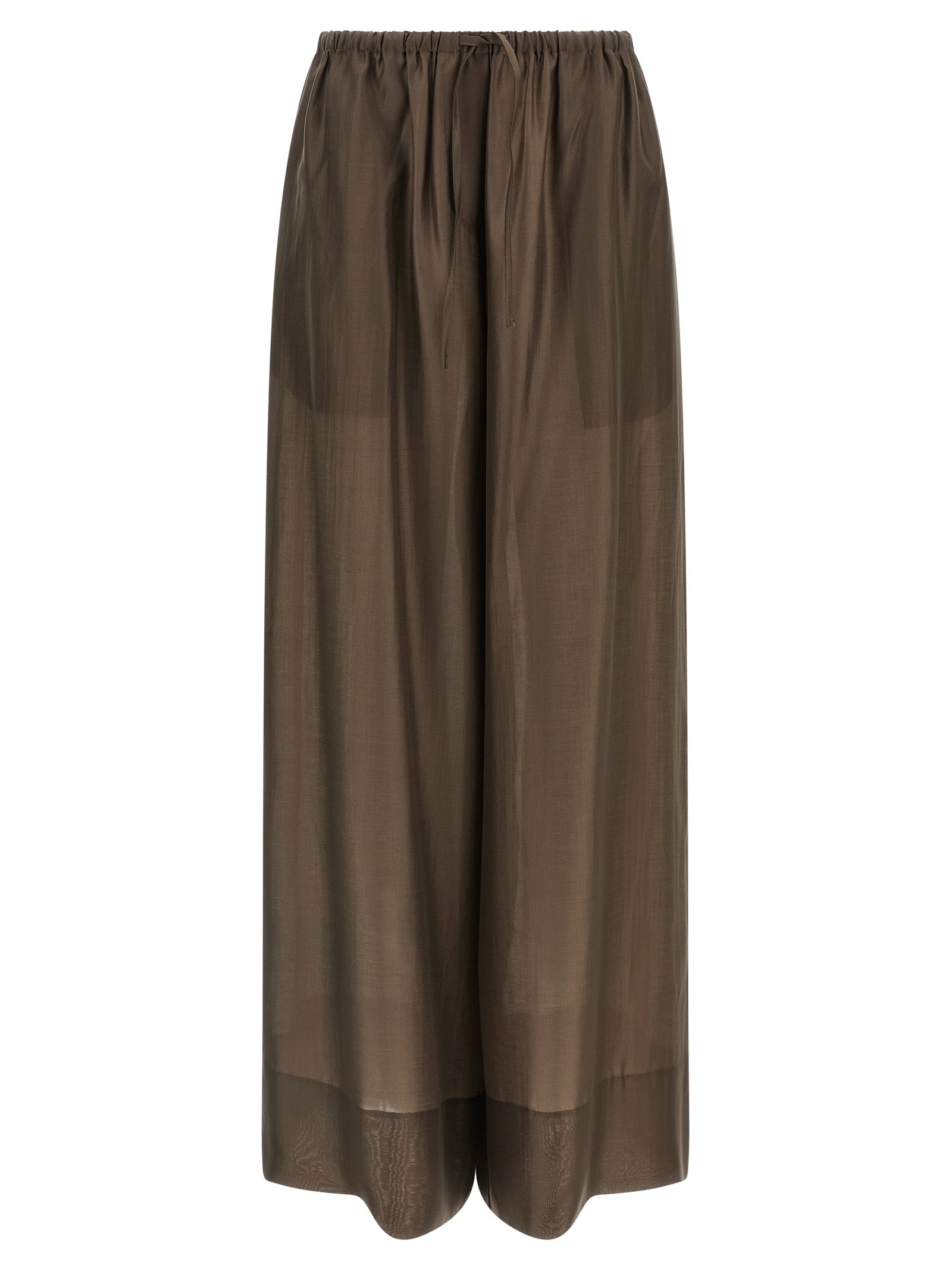 Vento Pants Brown Tencel