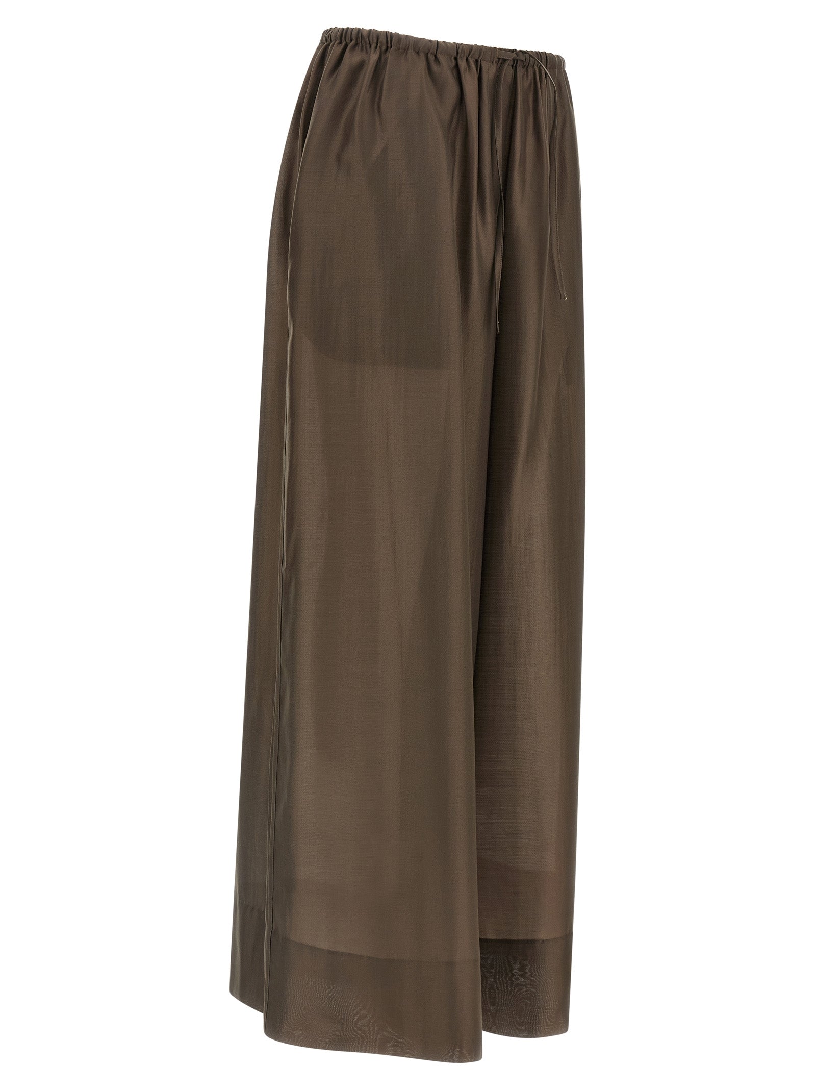 Vento Pants Brown Tencel