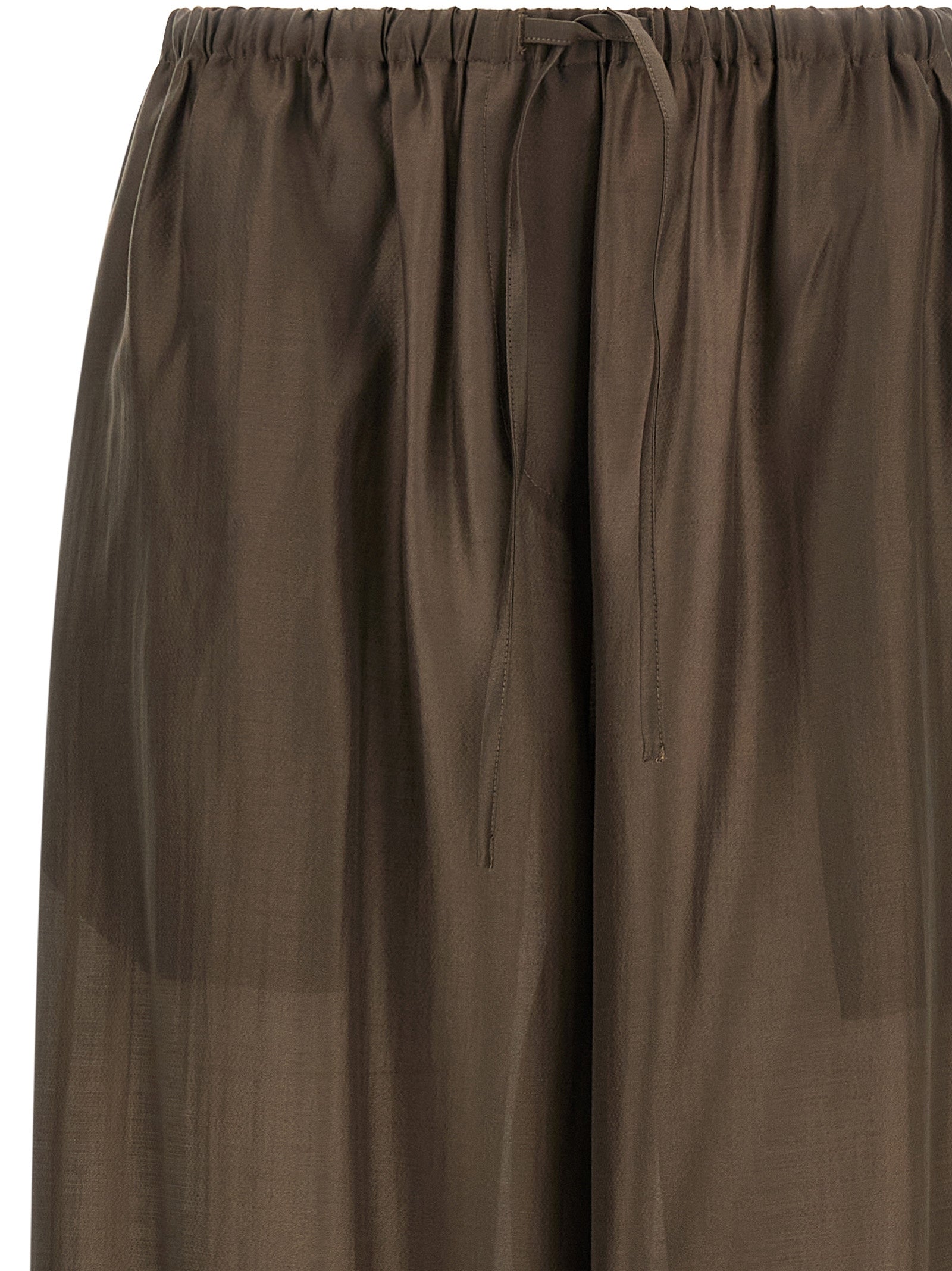 Vento Pants Brown Tencel