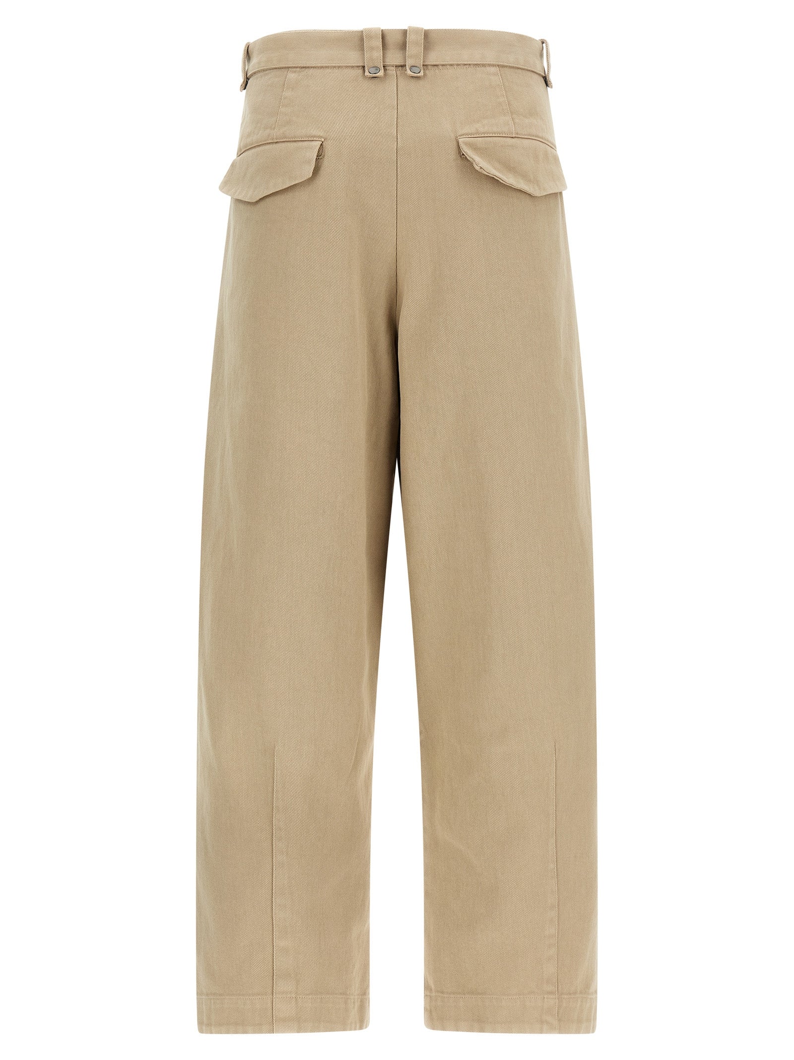Gully pants Beige Cotton