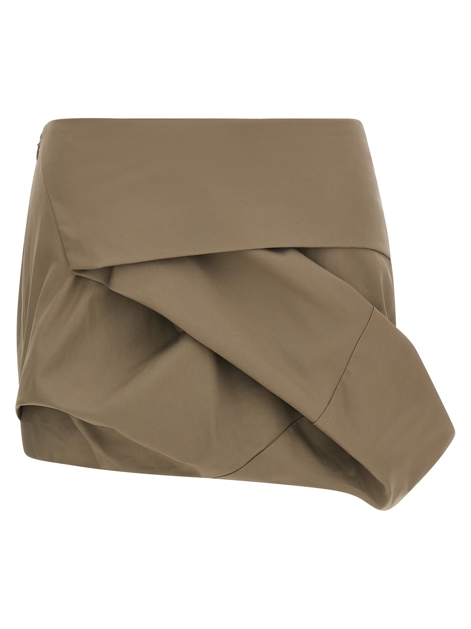 Structured skirt Gray Cotton