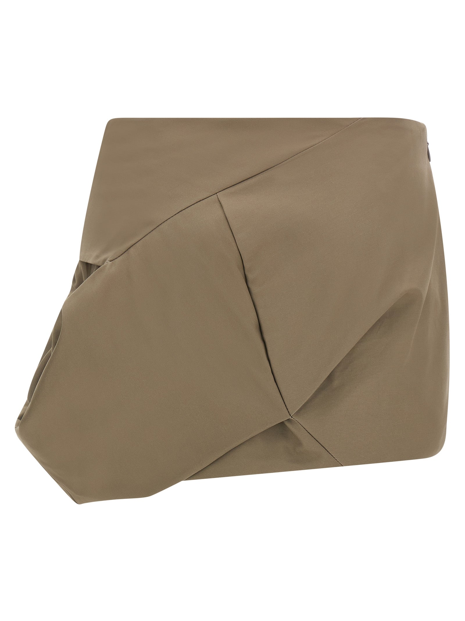 Structured skirt Gray Cotton