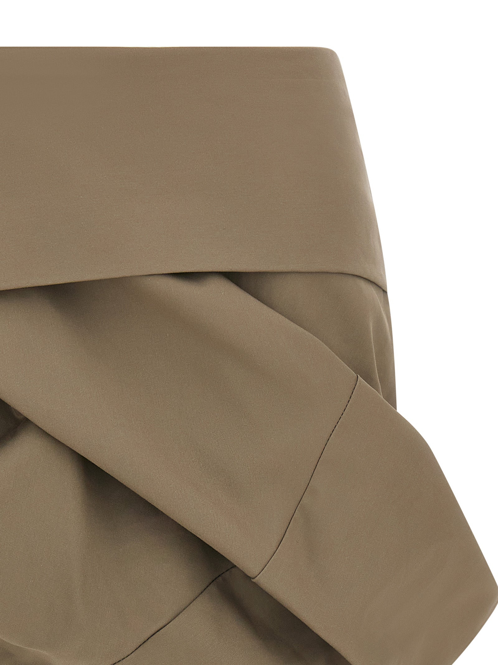 Structured skirt Gray Cotton