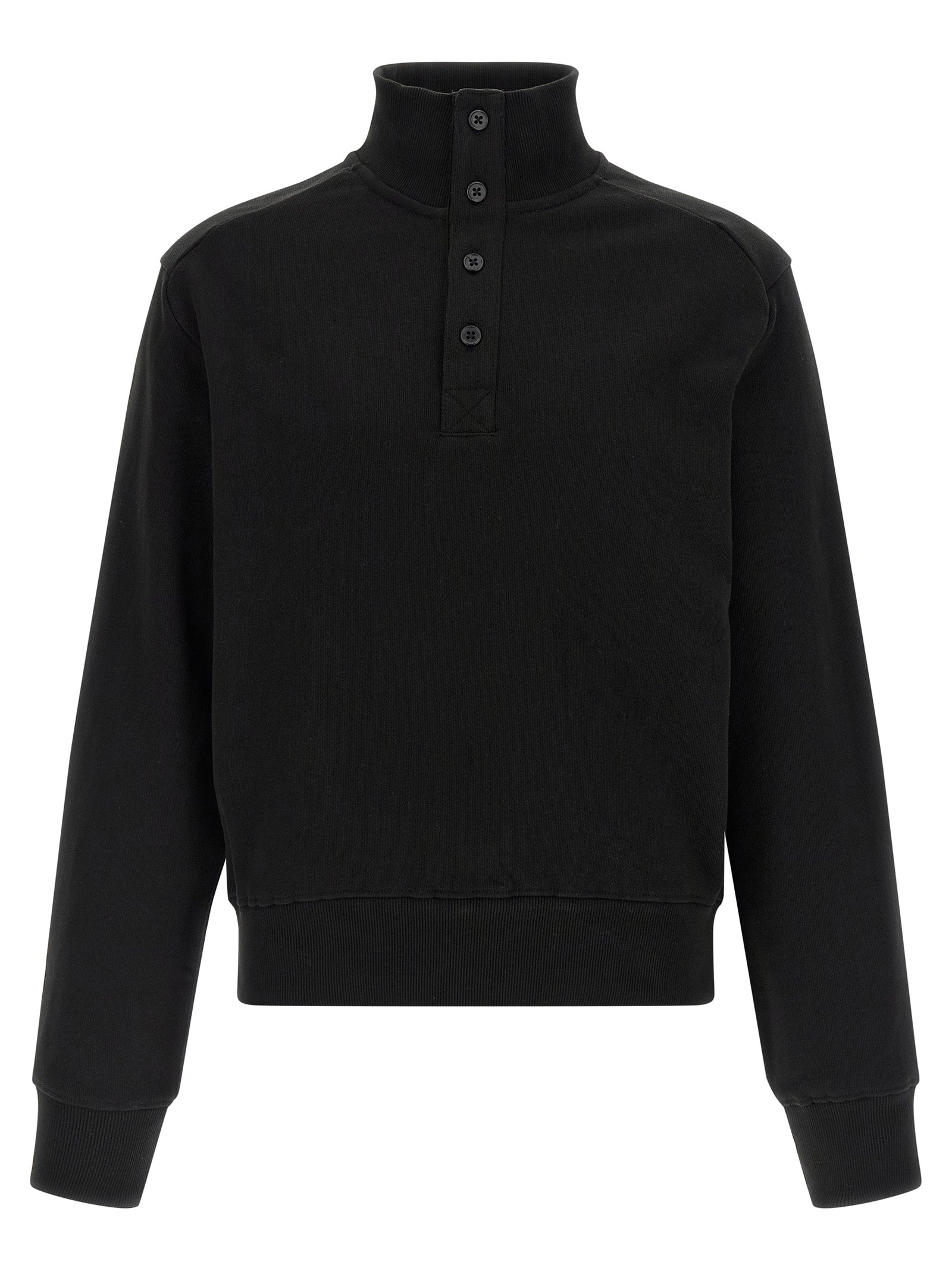 Port sweater Black Cotton Sweater, Cardigans