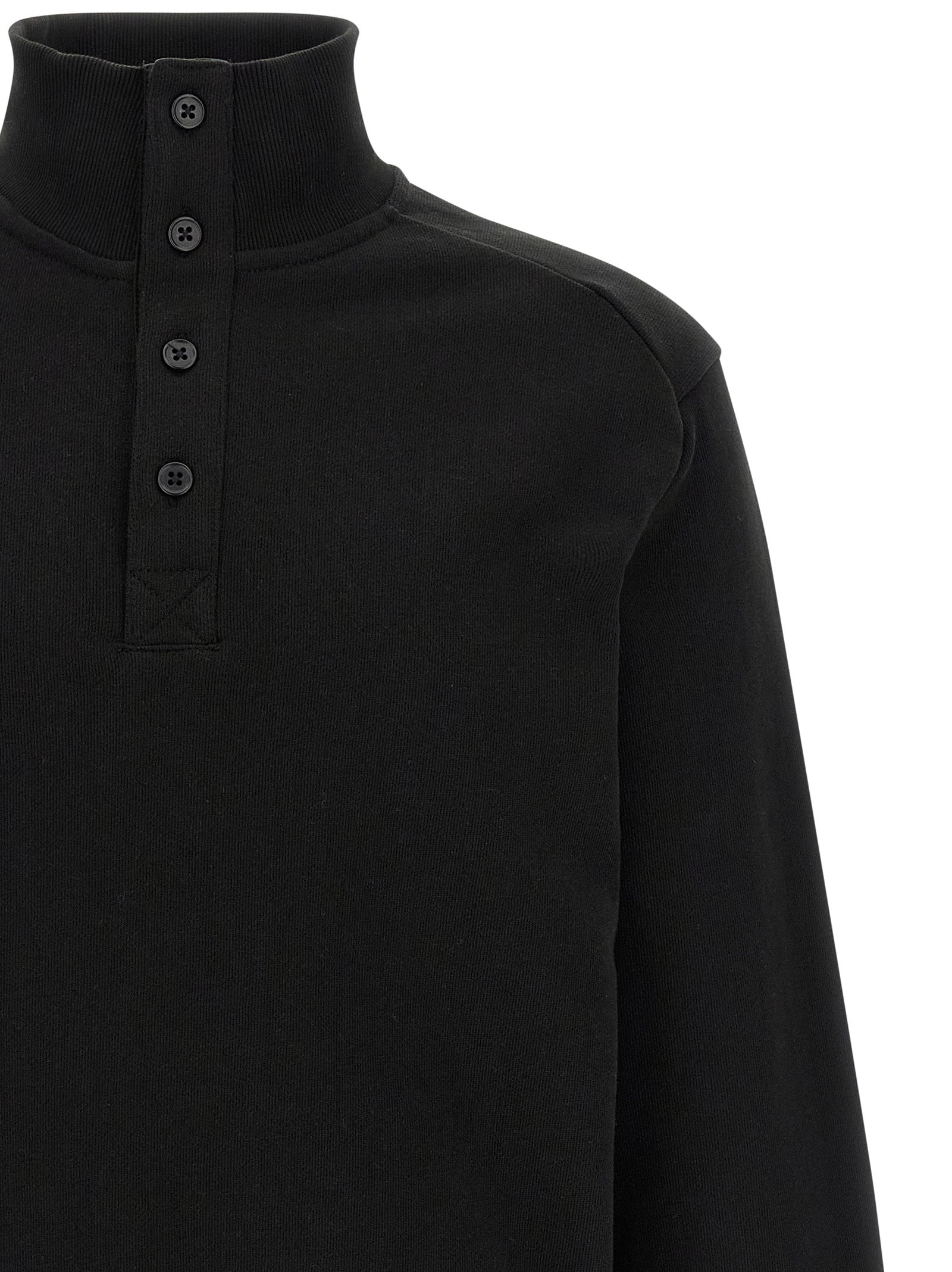 Port sweater Black Cotton Sweater, Cardigans