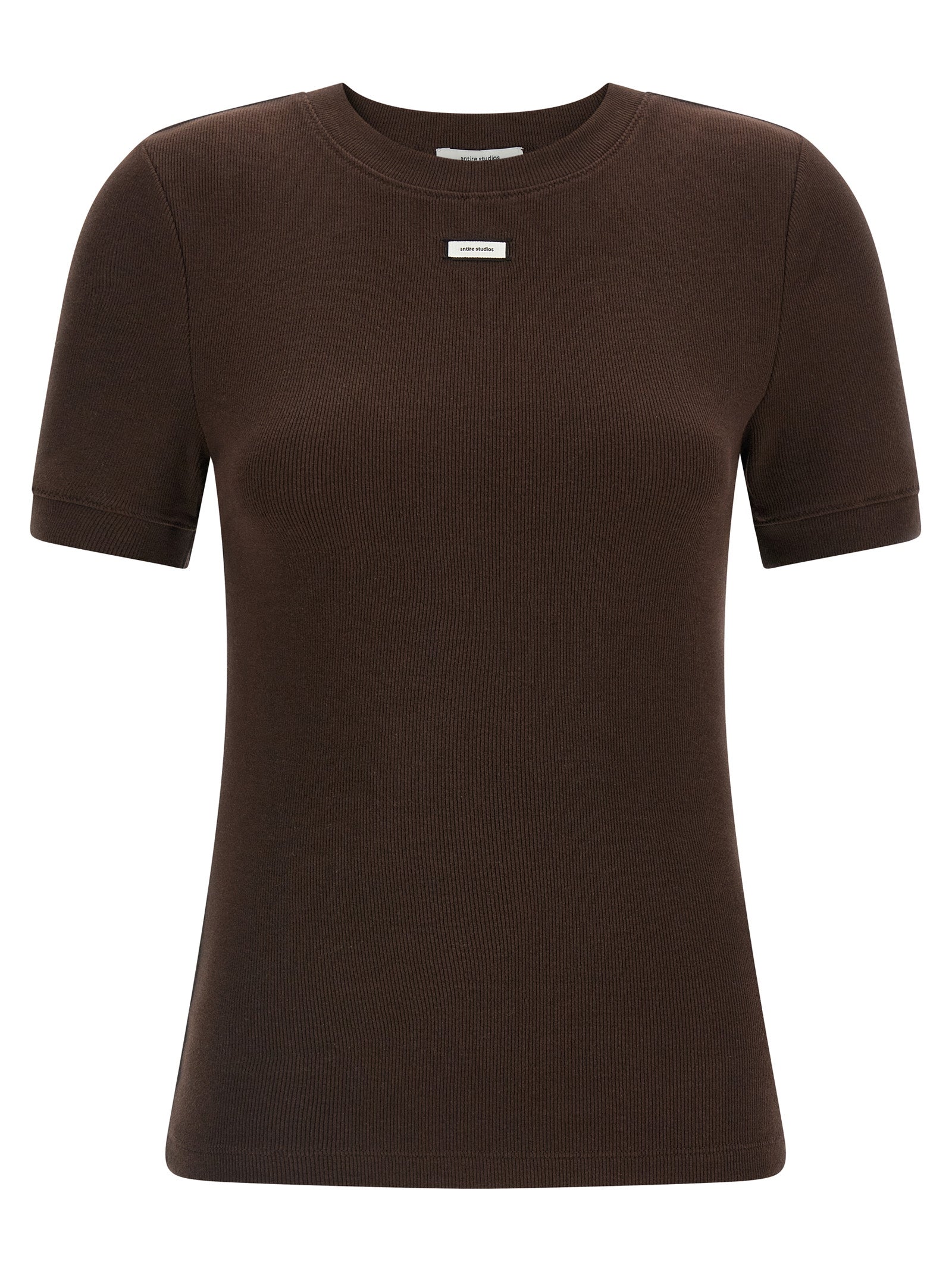 Lounge T-shirt Brown Cotton