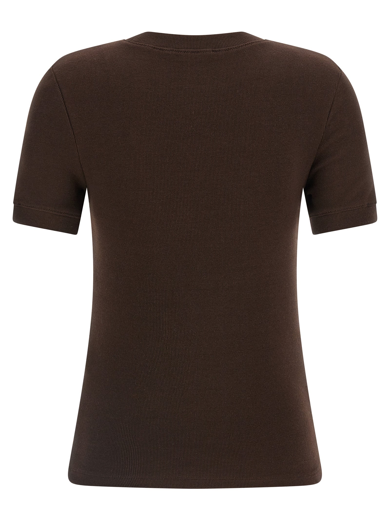 Lounge T-shirt Brown Cotton