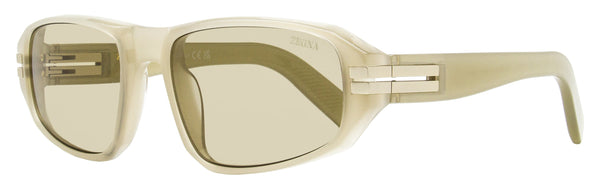 Zegna EZ0262 Acetate sunglasses in beige