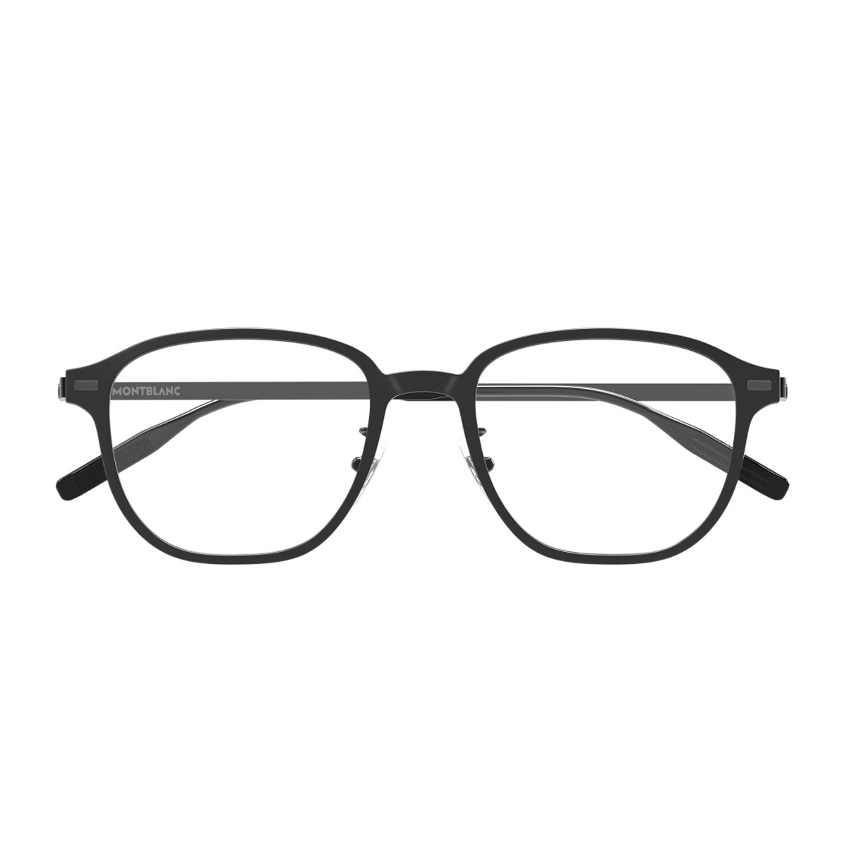 Montblanc Mb0466oa Linea Snowcap 002 Black Nero Injection/ Metal Occhiali Da Vista
