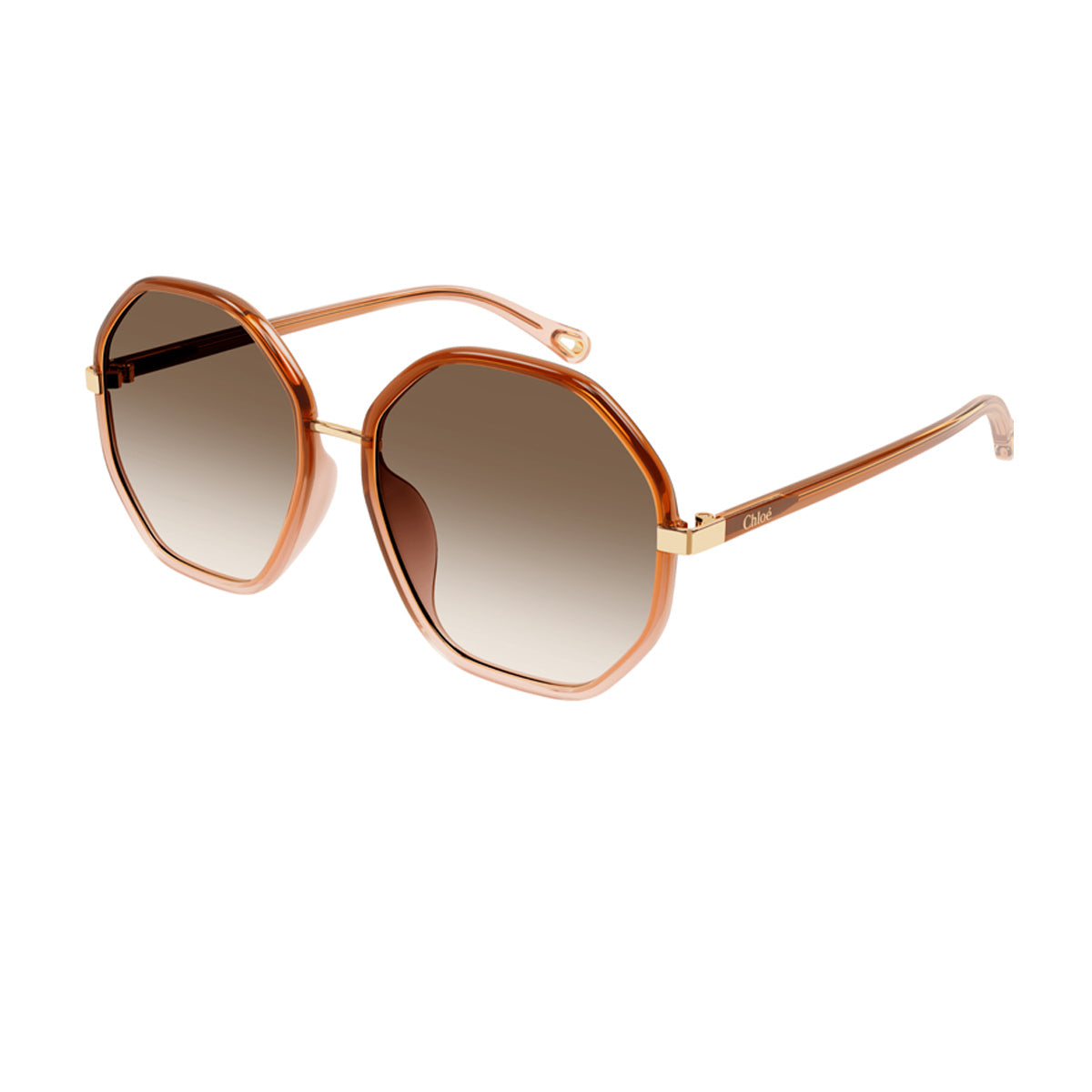 CH0133SA LINEA CHLOÉ 002 Marrone Bio-acetate Occhiali Sole