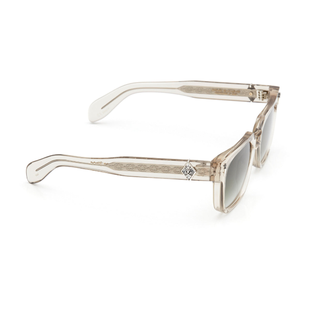 The Great Frog 007 03 SAND CRYSTAL Beige Acetate Occhiali Sole