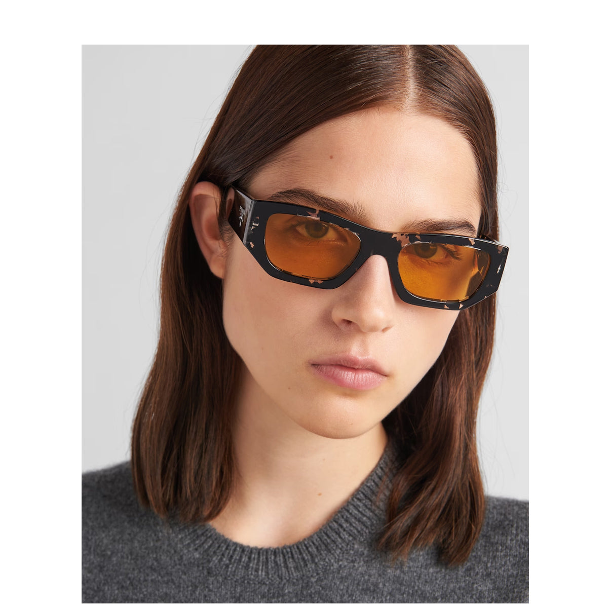 PRA01S 15O10C Marrone Acetate Occhiali Sole